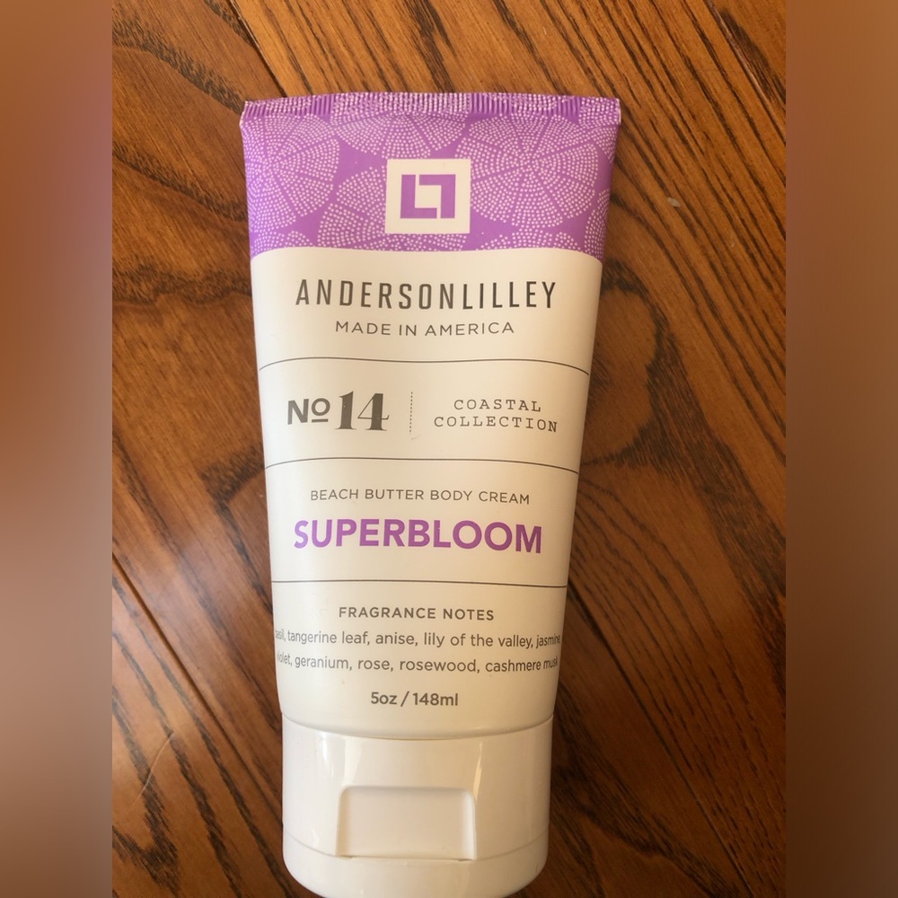 Anderson Lilley beach butter body cream 5oz in superbloom